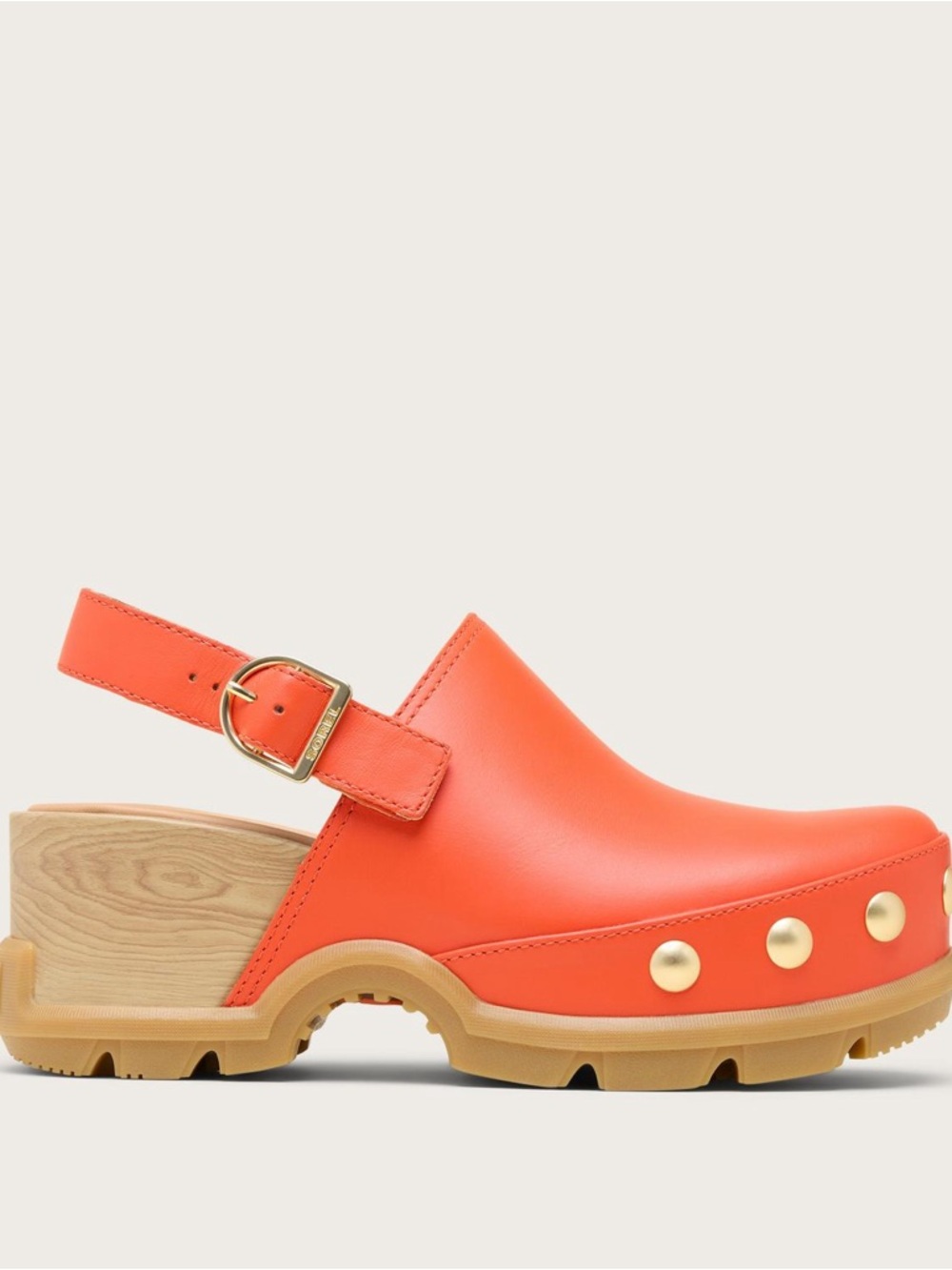 Sorel.Crimson Fire.🔥 Studded Slingback Clogs.Sorel’s Latest Spring Intro.8.5 - Picture 2 of 9